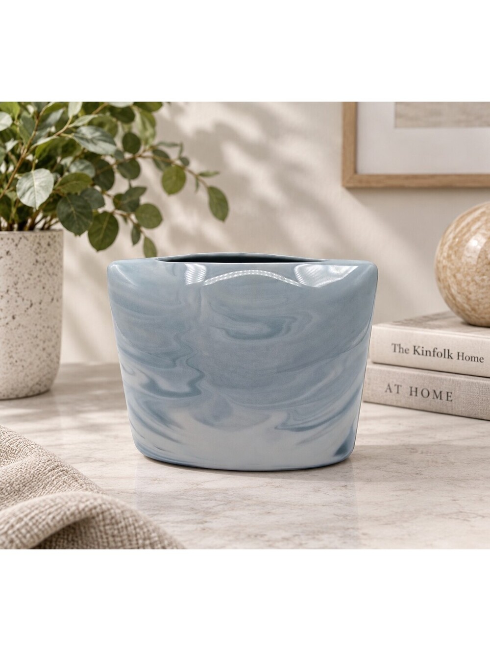 Vintage Rosenthal Studio-Line Queensberry Marble Porcelain Vase Germany